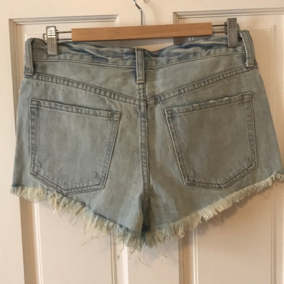 NWT: FP Light Wash Denim Shorts - Picture 2 of 8